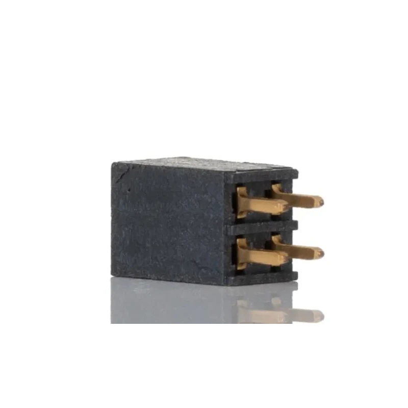 Samtec SSQ Series Straight Through Hole PCB Socket 4-Contact 2 Row 2.54 mm Pitch Solder SSQ-102-01-G-D