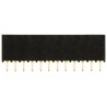 Samtec SSQ Series Straight Through Hole PCB Socket 12-Contact 1 Row 2.54 mm Pitch Solder SSQ-112-01-G-S