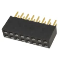Samtec SSQ Series Straight Through Hole PCB Socket 16-Contact 2 Row 2.54 mm Pitch Solder SSQ-108-01-G-D