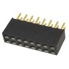 Samtec SSQ Series Straight Through Hole PCB Socket 16-Contact 2 Row 2.54 mm Pitch Solder SSQ-108-01-G-D