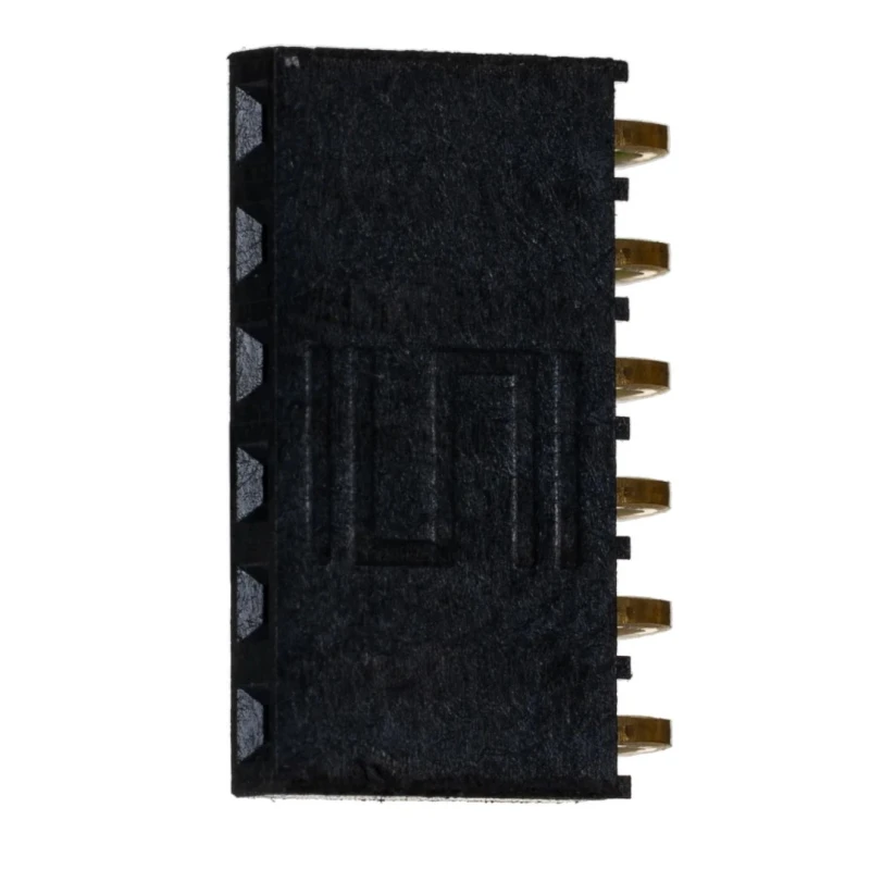 Samtec SSQ Series Right Angle Through Hole PCB Socket, 6-Contact, 1 Row, 2.54 mm Pitch, Solder Termination SSQ-106-02-G-S-RA