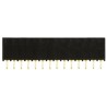 Samtec SSQ Series Straight Through Hole PCB Socket 14-Contact 1 Row 2.54 mm Pitch Solder SSQ-114-01-G-S