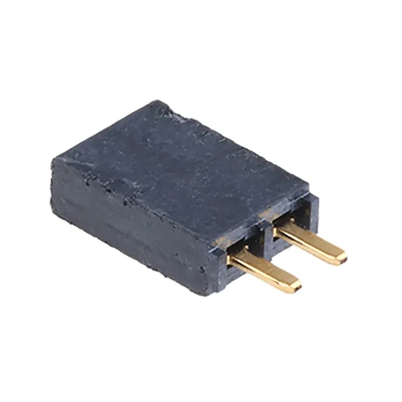 Samtec PCB Socket, Straight Through Hole, 2-Contact, 1 Row, 2.54 mm Pitch, 6.9A, 550V, Liquid Crystal Polymer SSW-102-01-G-S