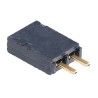 Samtec SSW Series Straight Through Hole PCB Socket 2-Contact 1 Row 2.54 mm Pitch 6.9A 550V Solder Termination SSW-102-01-G-S
