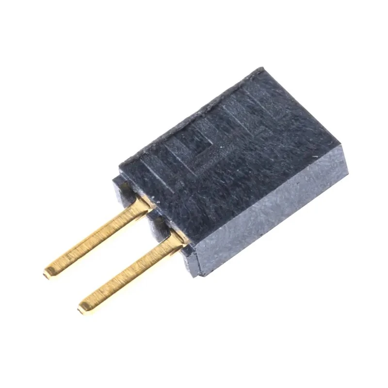 Samtec PCB Socket 2-Contact 1 Row 2.54 mm Pitch Through Hole Solder 550V 6.9A Current Rating SSW-102-02-G-S