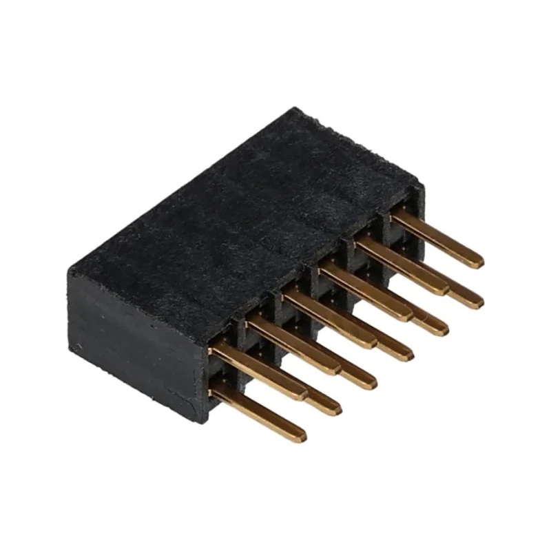 Samtec SSW Series Straight Through Hole PCB Socket 12-Contact 2 Row 2.54 mm Pitch 6.9A 550V Solder Termination SSW-106-02-G-D