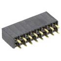 Samtec SSW Series 16-Contact 2 Row 2.54 mm Pitch Straight Through Hole PCB Socket SSW-108-01-G-D