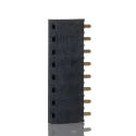 Samtec SSW Series Straight Through Hole PCB Socket 8-Contact 1 Row 2.54 mm Pitch Solder SSW-108-01-G-S