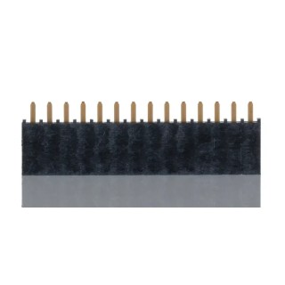 Samtec SSW Series Straight Through Hole PCB Socket, 14-Contact, 1 Row, 2.54 mm Pitch, 6.9A Current, 550V SSW-114-01-G-S