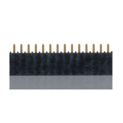 Samtec SSW Series Straight Through Hole PCB Socket, 14-Contact, 1 Row, 2.54 mm Pitch, 6.9A Current, 550V SSW-114-01-G-S