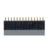Samtec SSW Series Straight Through Hole PCB Socket, 14-Contact, 1 Row, 2.54 mm Pitch, 6.9A Current, 550V SSW-114-01-G-S