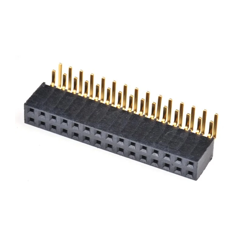 Samtec SSW Series Right Angle Through Hole PCB Socket 30-Contact 2 Row 2.54 mm Pitch 6.9A 550V Solder SSW-115-02-G-D-RA