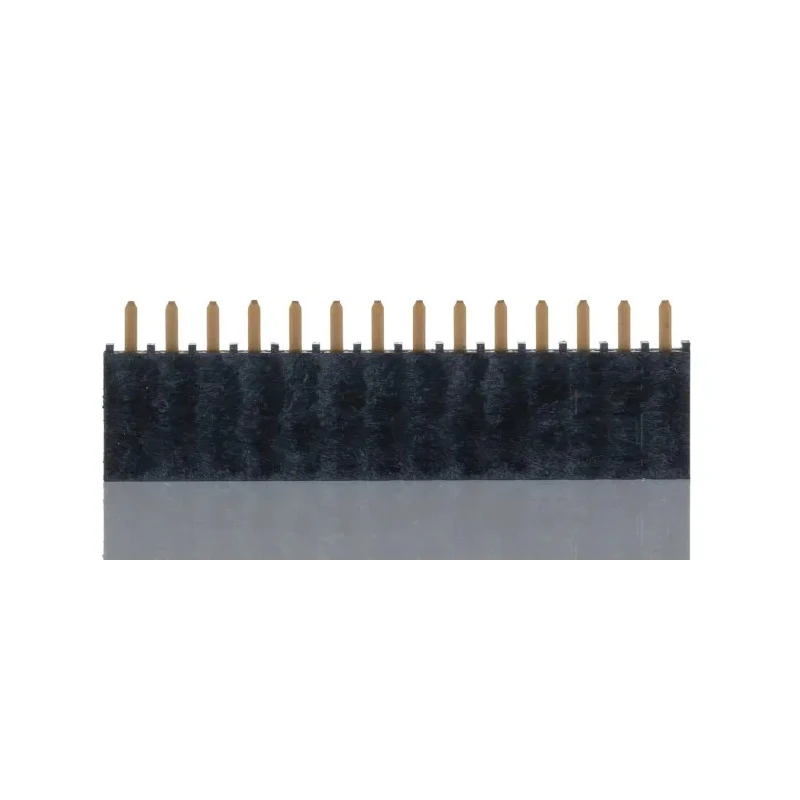 Samtec Straight Through Hole PCB Socket 14-Contact 1 Row 2.54 mm Pitch, Liquid Crystal Polymer Housing SSW-114-01-G-S