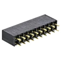 Samtec SSW Series PCB Socket 20-Contact 2 Row 2.54 mm Pitch Straight Through Hole Solder Termination SSW-110-01-G-D