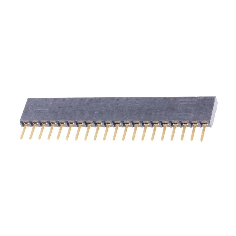 Samtec SSW Series Straight Through Hole PCB Socket 20-Contact 1 Row 2.54 mm Pitch Solder SSW-120-02-G-S