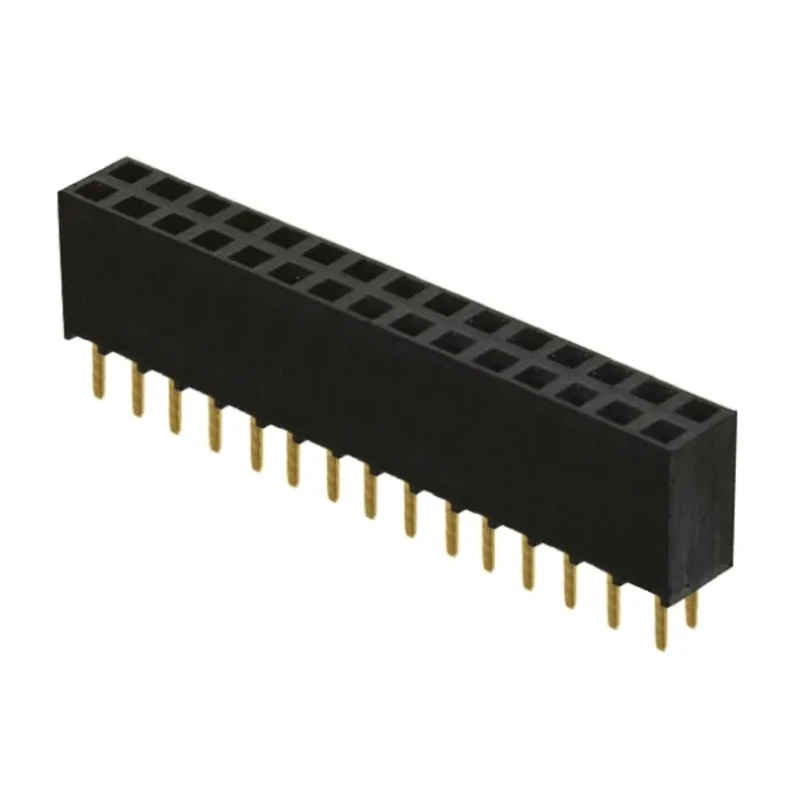 Samtec SSW Series 30-Contact 2 Row 2.54 mm Pitch Board-to-Board Straight Through Hole PCB Socket SSW-115-02-G-D
