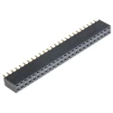 Samtec SSW Series Straight Through Hole PCB Socket, 50-Contact, 2 Row, 2.54 mm Pitch, 4.7A Current, Liquid SSW-125-01-G-D