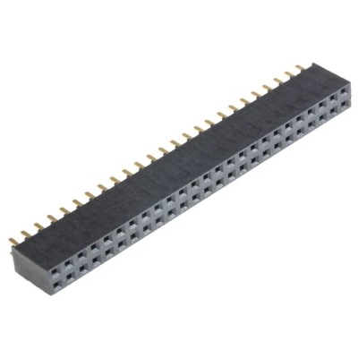 Samtec SSW Series Straight Through Hole PCB Socket, 50-Contact, 2 Row, 2.54 mm Pitch, 4.7A Current, Liquid SSW-125-01-G-D