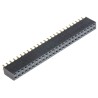 Samtec SSW Series Straight Through Hole PCB Socket, 50-Contact, 2 Row, 2.54 mm Pitch, 4.7A Current, Liquid SSW-125-01-G-D