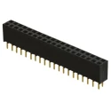 Samtec SSW Series Straight Through Hole PCB Socket, 40-Contact, 2 Row, 2.54 mm Pitch, 6.9A, 550V Solder Mount SSW-120-02-G-D