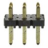 Samtec TLW Series Straight Through Hole Pin Header, 6 Contact, 2.54 mm Pitch, 2 Row, Unshrouded TLW-103-05-G-D
