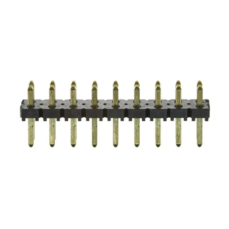 Samtec TLW Series Straight Through Hole Pin Header, 18 Contacts, 2.54 mm Pitch, 2 Row, Unshrouded TLW-109-05-G-D