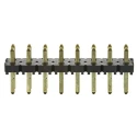 Samtec TLW Series Straight Through Hole Pin Header, 16 Contact(s), 2.54 mm Pitch, 2 Row, Unshrouded TLW-108-05-G-D