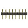 Samtec TLW Series Straight Through Hole Pin Header, 16 Contact(s), 2.54 mm Pitch, 2 Row, Unshrouded TLW-108-05-G-D