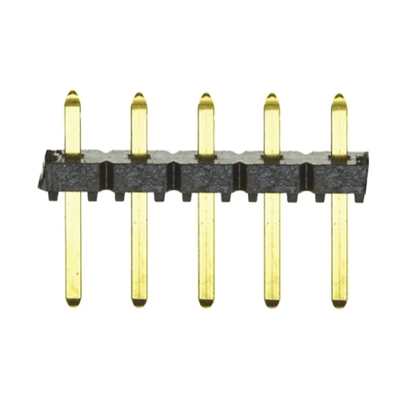 Samtec TLW Series Straight Through Hole Pin Header 5 Contacts 2.54 mm Pitch 1 Row Unshrouded TLW-105-05-G-S