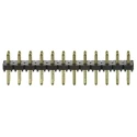 Samtec TLW Series Straight Through Hole 12-Contact Pin Header, 2.54 mm Pitch, 1 Row, Unshrouded TLW-112-05-G-S