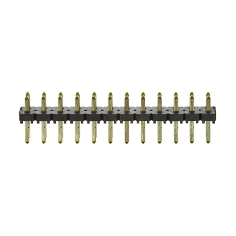 Samtec TLW Series Straight Through Hole 12-Contact Pin Header, 2.54 mm Pitch, 1 Row, Unshrouded TLW-112-05-G-S