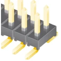 Samtec TMM Series Straight Surface Pin Header, 18 Contacts, 2 mm Pitch, 2 Row, Unshrouded TMM-109-01-G-D-SM