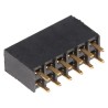 Samtec SSW Series PCB Socket, Straight Through Hole, 12-Contact, 2 Row, 2.54 mm Pitch, 6.9A, 550V, Gold SSW-106-01-G-D