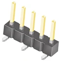 Samtec TSM Series Straight Surface Pin Header 5 Contacts 2.54 mm Pitch 1 Row Unshrouded TSM-105-02-L-SV