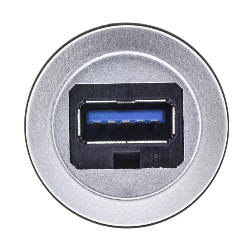 HARTING Straight Panel Female USB Connector Type A to A USB 3.0 5A Current IP20 09454521902