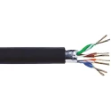 Alpha Wire Xtra-Guard Industrial Ethernet Performance Cable Cat5e Shielded Screened Black Polypropylene 152m 76021 BK002