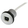 HARTING USB Cable Female USB Type B to Female USB 2.0 Grey Jacket 1.5 m 09454521912