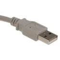 HARTING USB Cable Female USB Type A to Female USB 2.0 Silver Polyamide Jacket 1.5 m 09454521922