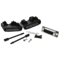 MH Connectors 15 Way Straight D-Sub Connector, 250V, 5A Current, Polyamide 66 Housing MHDPPK15-DB15S-K
