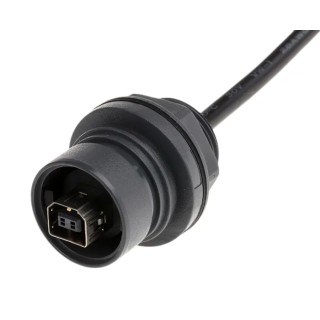 Bulgin USB 2.0 Female USB Type B to Female 5-Pin IDC Cable, 100 mm PXP6043/B