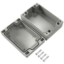 Rose Aluform Series Grey Lid Die Cast Aluminium Enclosure IP66 IK09 120 mm x 120 mm x 80 mm IP66