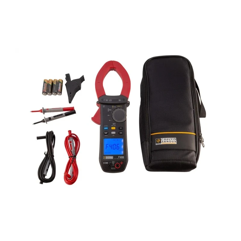 Chauvin Arnoux AC/DC Clamp Meter F405, 1500 A dc, 1700 V dc, CAT IV, CAT III P01120946
