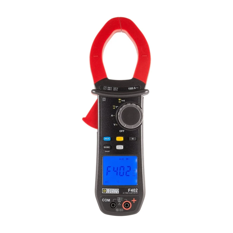 Chauvin Arnoux F401 Clamp Meter 1 kA AC 1400 V DC True RMS Digital Multimeter CAT IV CAT III P01120942