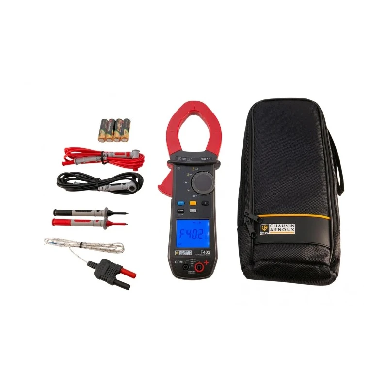 Chauvin Arnoux F401 Clamp Meter 1 kA AC 1400 V DC True RMS Digital Multimeter CAT IV CAT III P01120942