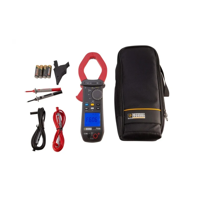 Chauvin Arnoux F605 Clamp Meter 3000 A DC 1400 V DC CAT III CAT IV IEC 61010 P01120966