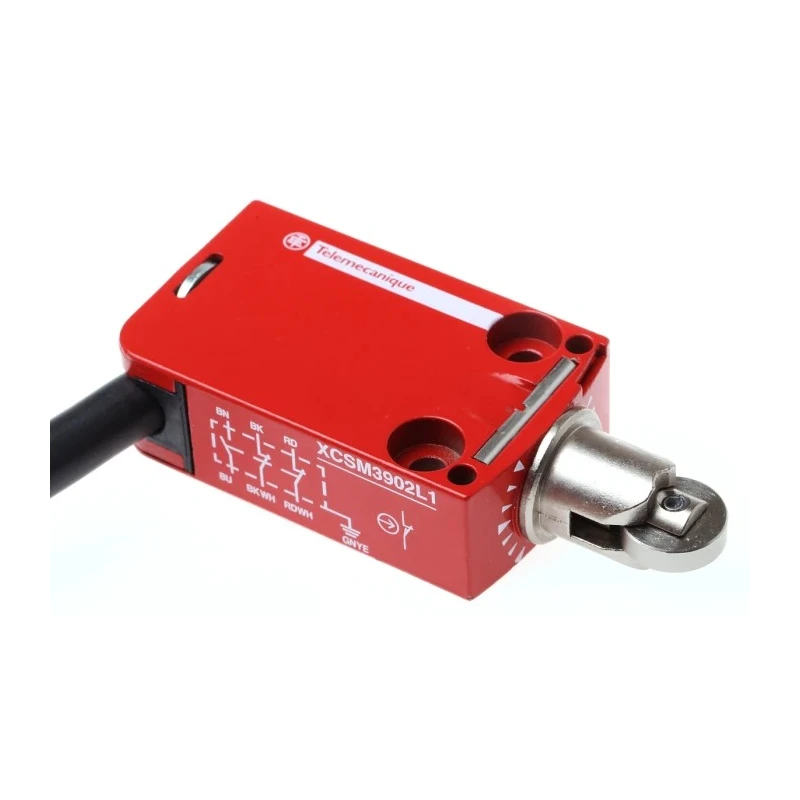 Telemecanique Sensors Roller Plunger Safety Limit Switch 1 NO/2 NC IP66 IP67 IP68 Metal Housing 240V XCSM3902L1