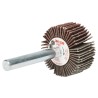 3M Aluminium Oxide Abrasive Wheel Flap Wheel, 30 mm Diameter, 15 mm Face Width, P60 Grit, Series 339 FC110075528