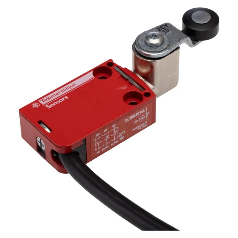 Telemecanique Sensors XCSM Series Roller Lever Limit Switch, 1 NO/2 NC Contact Configuration, IP68/IP67/IP66 XCSM3915L1