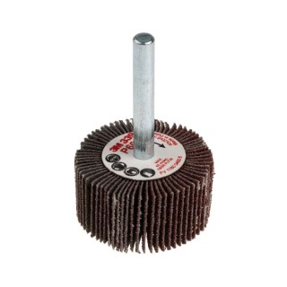 3M Aluminium Oxide Flap Wheel Abrasive Disc 40 mm Diameter, 20 mm Face Width, P60 Grit, Max Speed 19000 rpm FC110075569