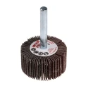 3M Aluminium Oxide Abrasive Wheel, 40 mm Diameter, P80 Grit, Flap Wheel, 6 mm Shank Size, Max Speed 19000rpm FC110075577